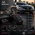 Honda Civic Premium Leather Key Cover – 3 Button