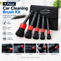 Premium 5-Piece Car Detailing Brush Kit